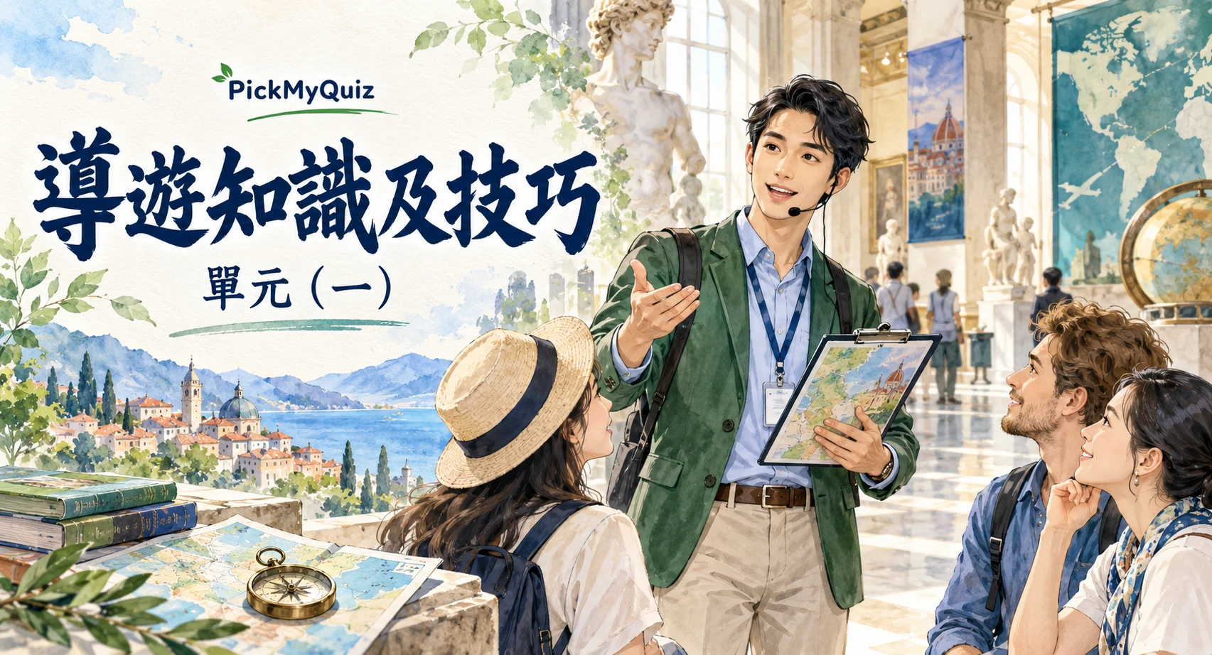 導遊領牌考試 單元（一）導遊知識及技巧題庫｜九大主題溫習攻略