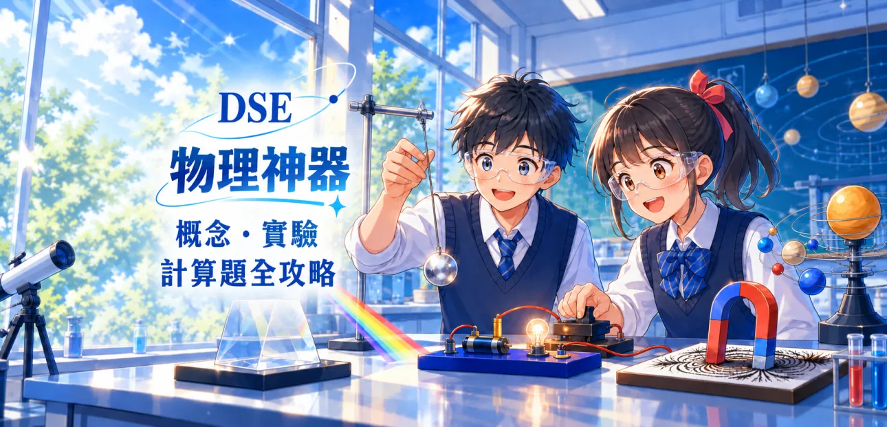 DSE物理科 Physics 題庫｜必修選修一次溫足