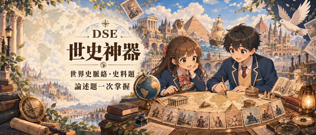 DSE世界歷史科 History 題庫｜必修主題溫習攻略